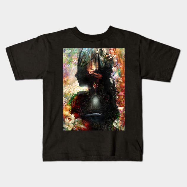 A Darker White Kids T-Shirt by barrettbiggers